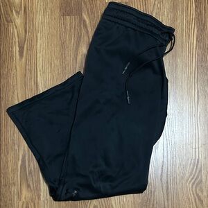 Under Armour Wide Leg Black Performance Pants